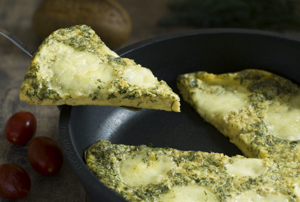 Омлет с сыром и овсянкой Омлет с сыром и овсянкой