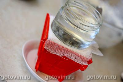 Творожная пасха с банановым кремом