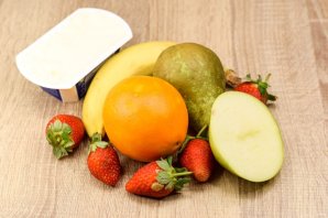 Фруктовый салат с мягким сыром Фруктовый салат с мягким сыром