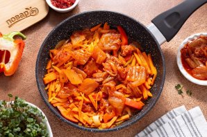 Токпокки с кимчи