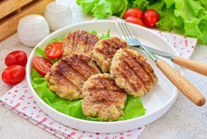 Котлеты на электрогриле Котлеты на электрогриле