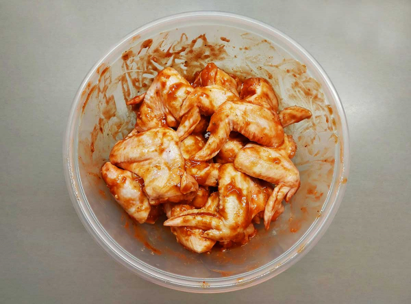 Куриные крылышки на мангале