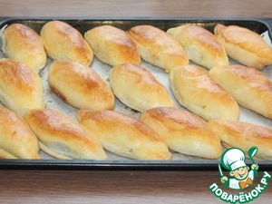 Пирожки из слоеного теста на кефире Пирожки из слоеного теста на кефире