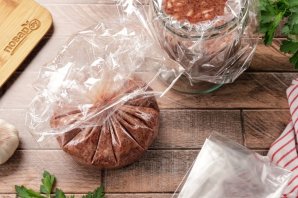 Домашняя печеночная колбаса в пакете Домашняя печеночная колбаса в пакете