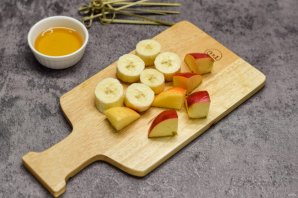 Фруктовое канапе с клубникой Фруктовое канапе с клубникой