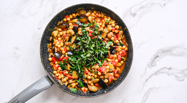 Овощное рагу из нута с таном, пошаговый рецепт с фото