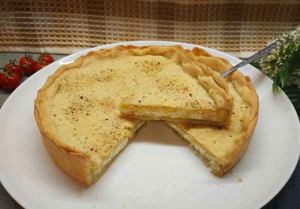 Песочный пирог с сыром Песочный пирог с сыром