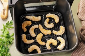 Креветки в панировке в аэрогриле Креветки в панировке в аэрогриле