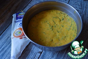 Тыквенно-шпинатные оладьи на творожном сыре