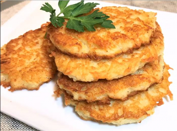 
Картофельные драники — классический пошаговый рецепт на сковороде	