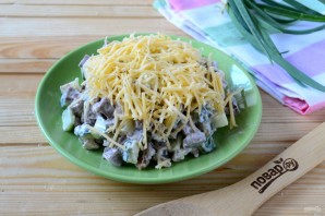 Салат из говяжьего языка и огурцов Салат из говяжьего языка и огурцов