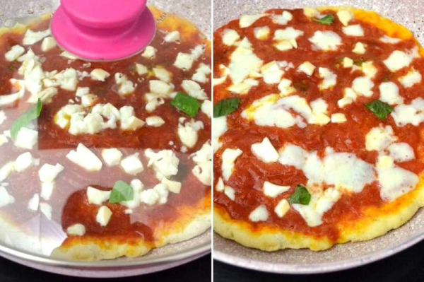 Пицца рецепт на сковороде в домашних условиях быстро и вкусно
Пицца рецепт на сковороде в домашних условиях быстро и вкусно