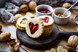 Австрийское Линцерское печенье Австрийское Линцерское печенье