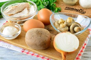 Салат Лесная поляна Салат Лесная поляна