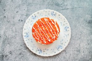 Салат "Лисья шуба" с красной рыбой Салат "Лисья шуба" с красной рыбой