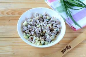 Салат из говяжьего языка и огурцов Салат из говяжьего языка и огурцов