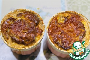 Баклажановая запеканка с куриным фаршем Баклажановая запеканка с куриным фаршем