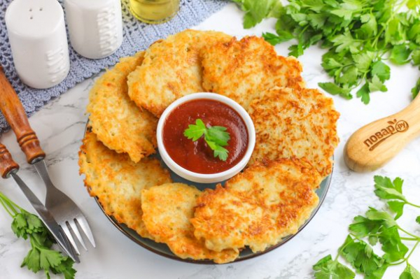 Оладьи из вермишели с сыром Оладьи из вермишели с сыром