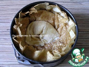 Блинный торт "Лимонно-шоколадный блюз" Блинный торт "Лимонно-шоколадный блюз"