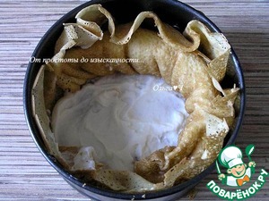 Блинный торт "Лимонно-шоколадный блюз" Блинный торт "Лимонно-шоколадный блюз"