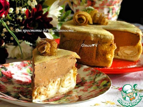 Блинный торт "Лимонно-шоколадный блюз" Блинный торт "Лимонно-шоколадный блюз"