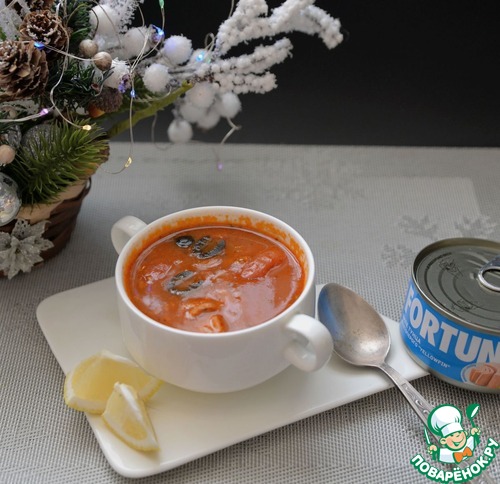 Быстрая похлебка из фасоли и тунца Быстрая похлебка из фасоли и тунца