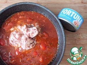 Быстрая похлебка из фасоли и тунца Быстрая похлебка из фасоли и тунца