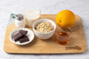 Овсяная каша с шоколадом и апельсином Овсяная каша с шоколадом и апельсином