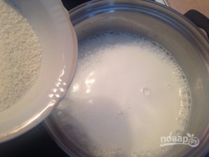 Манная каша с медом