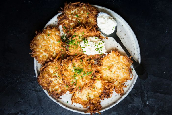 
Картофельные драники — классический пошаговый рецепт на сковороде	