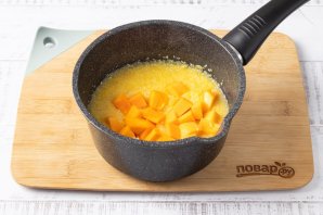 Кукурузная каша с тыквой на воде Кукурузная каша с тыквой на воде