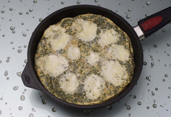 Омлет с сыром и овсянкой Омлет с сыром и овсянкой