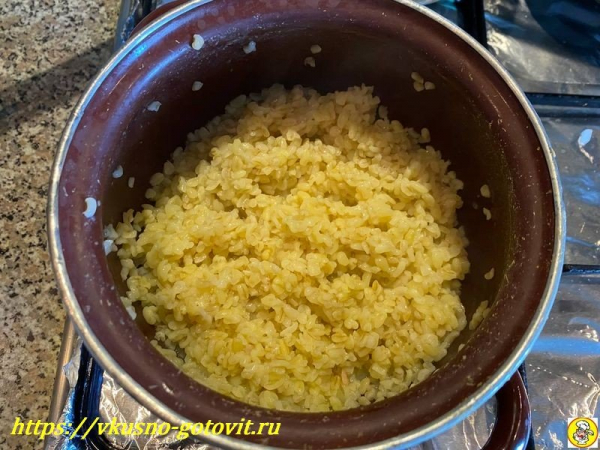 
Булгур с мясом — рецепт приготовления с овощами в домашних условиях	