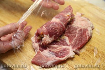 Мясные рулетики с квашеной капустой Мясные рулетики с квашеной капустой