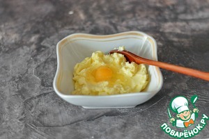 Оладьи из картофельного пюре с манкой