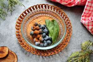 Пряный крем из голубики Пряный крем из голубики