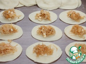 Пирожки из слоеного теста на кефире Пирожки из слоеного теста на кефире