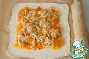 Тёплый пирог с тыквой и сыром Тёплый пирог с тыквой и сыром