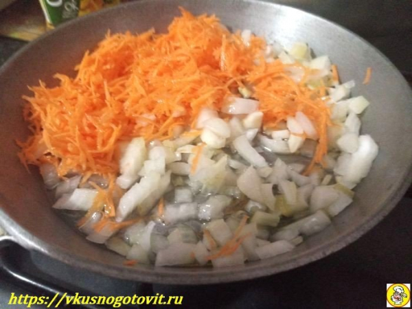 
Ленивые голубцы с капустой рисом и фаршем в духовке	