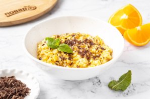 Овсяная каша с шоколадом и апельсином Овсяная каша с шоколадом и апельсином