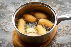 Пончики из жидкого теста