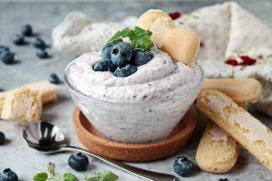 Пряный крем из голубики Пряный крем из голубики