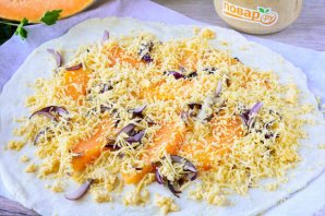 Пирог с тыквой открытый Пирог с тыквой открытый