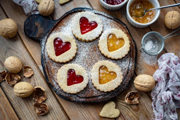 Австрийское Линцерское печенье Австрийское Линцерское печенье