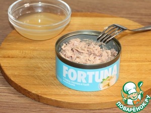 Овощной пирог с консервированным тунцом Овощной пирог с консервированным тунцом