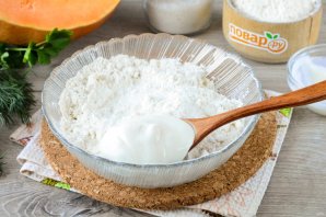 Пирог с тыквой открытый Пирог с тыквой открытый