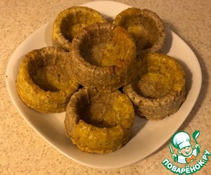 Двухсоставные тарталетки "Инь-янь"