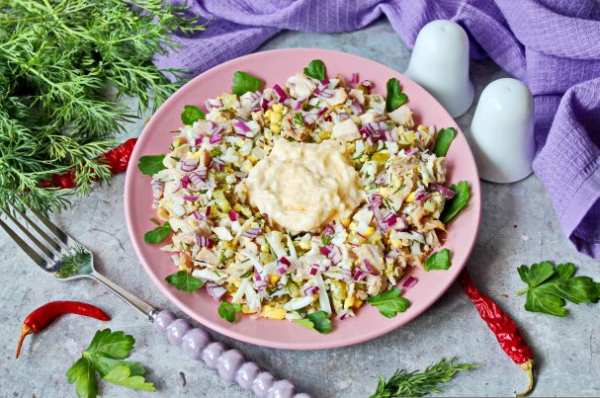 Салат "Прибалтийский" Салат "Прибалтийский"