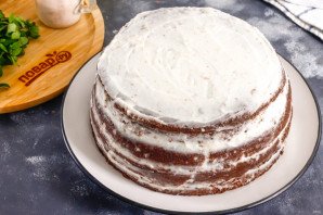 Шоколадный торт на Новый год Шоколадный торт на Новый год