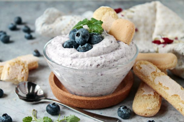 Пряный крем из голубики Пряный крем из голубики